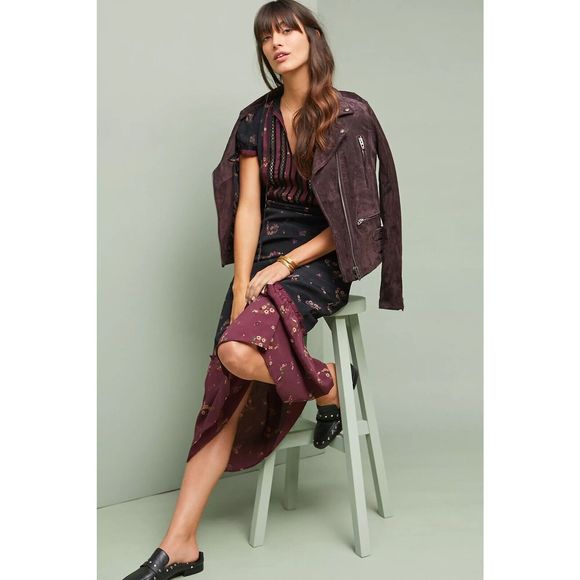 New Anthroologie Patricia Patchwork Dress size Large - Picture 1 of 10